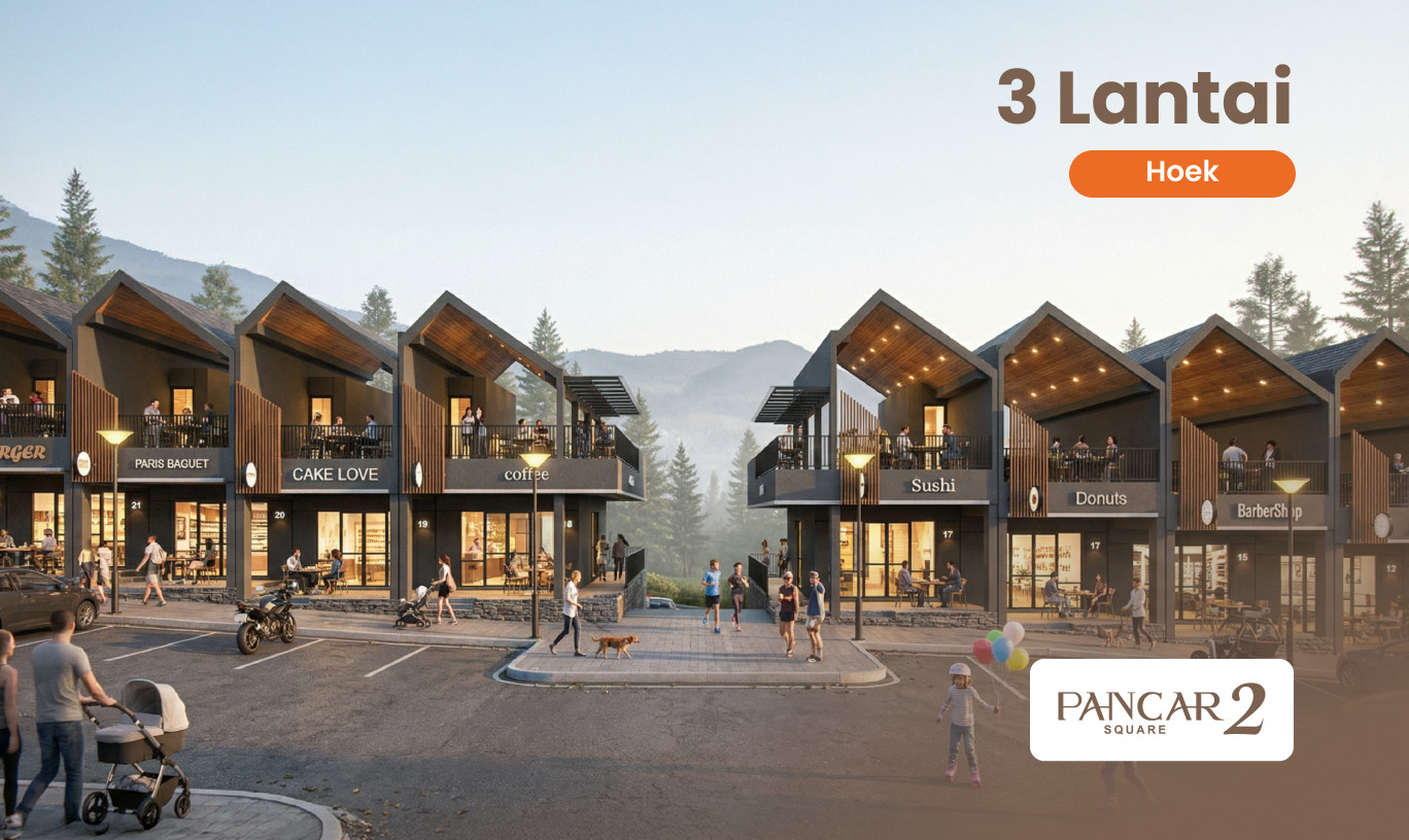 Pancar Square 2 - 3 Lantai (Hoek)
