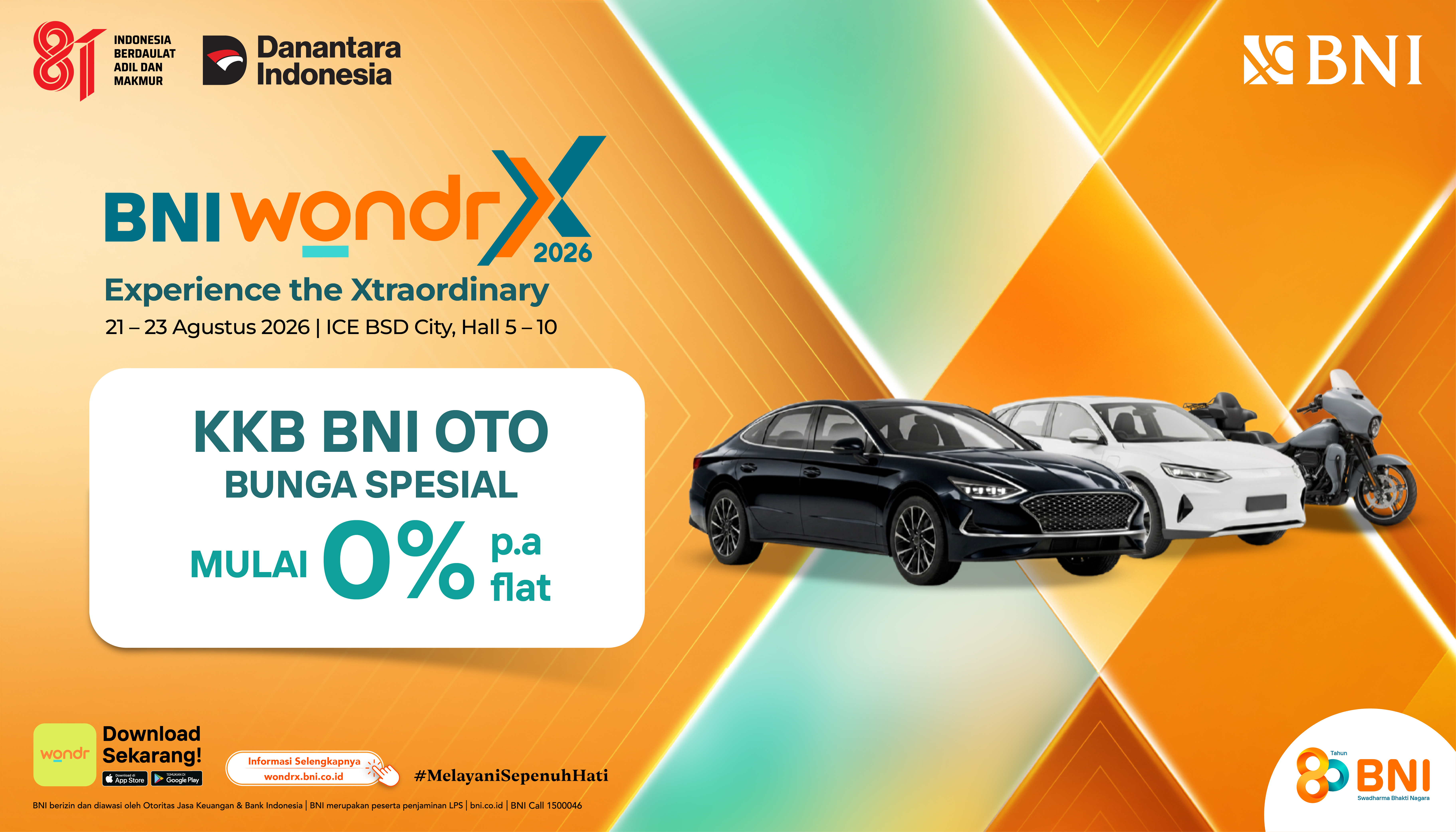Promo KKB BNI OTO — kredit kendaraan bunga spesial BNI wondrX 2026