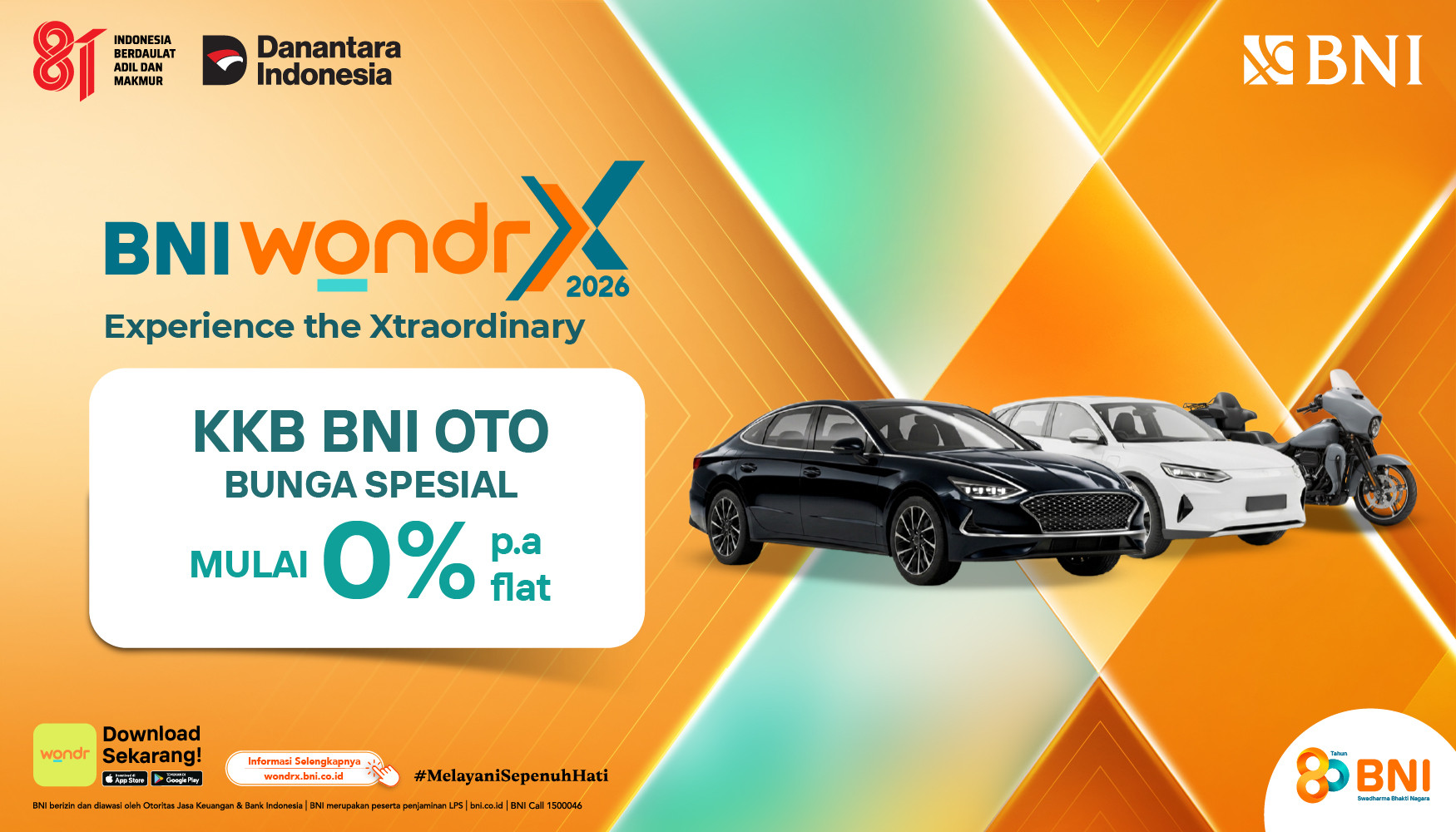 Wujudkan Mobil Impian dengan Promo Online Expo BNI wondrX 2026 bersama BNI finance