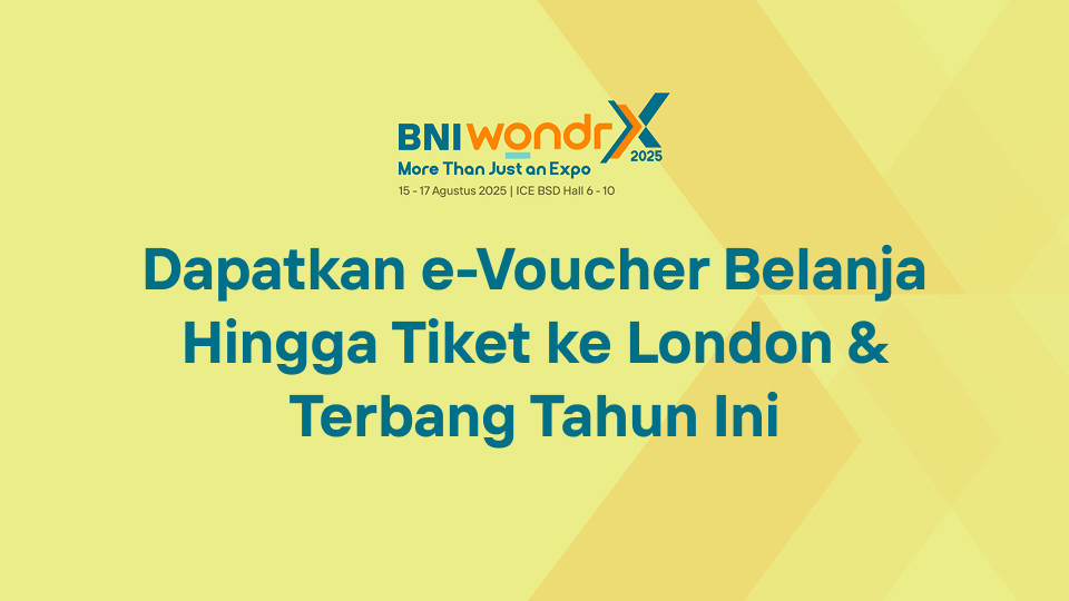 Dapatkan e-Voucher Belanja Hingga Tiket ke London & Terbang Tahun Ini