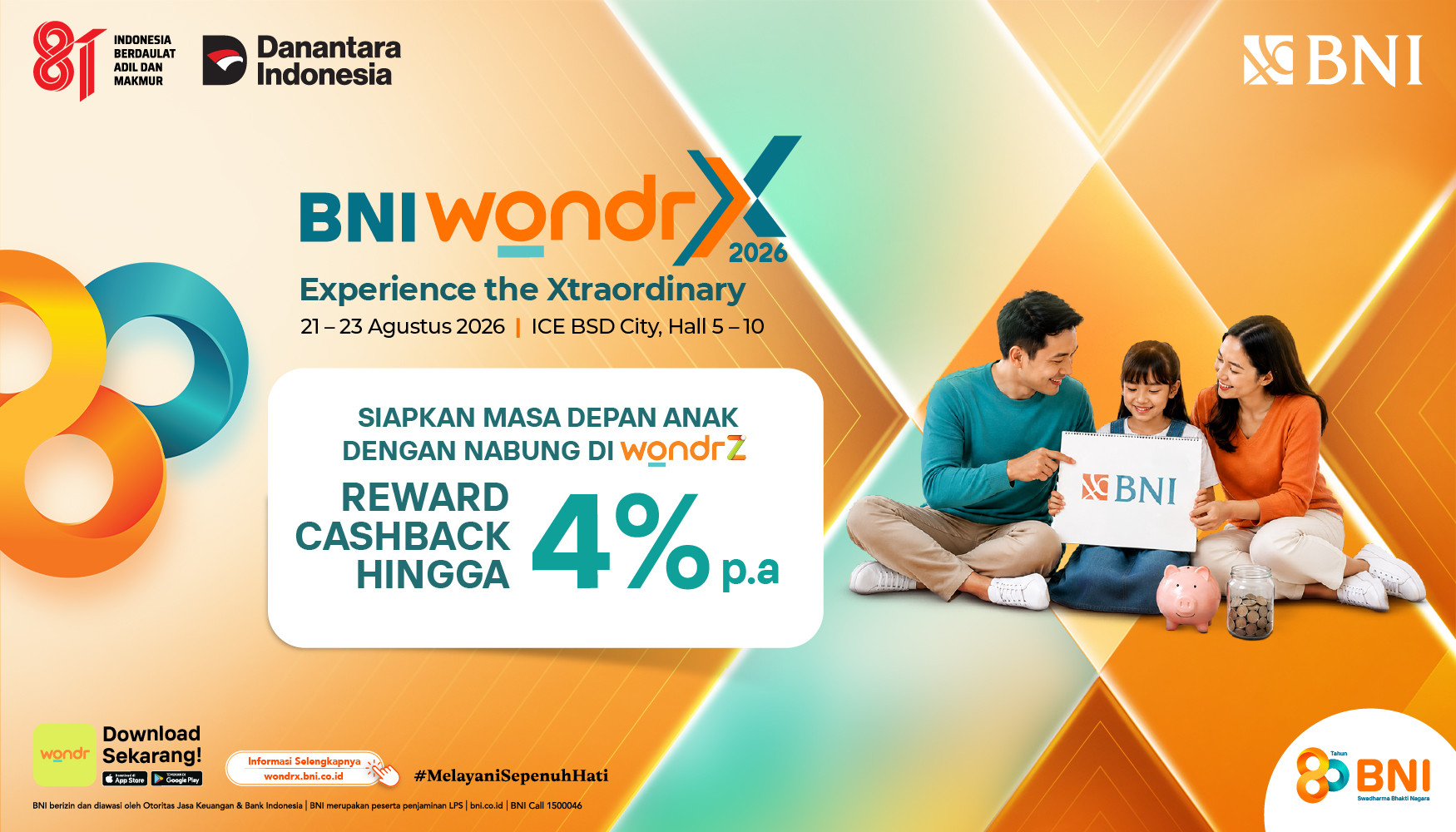 Siapkan Masa Depan Anak dengan Nabung di wondrZ, Reward Cashback hingga 4% p.a.