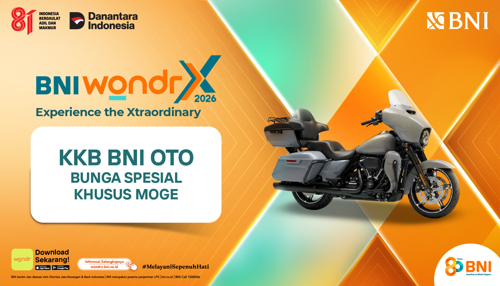 Wujudkan Motor Gede Impian dengan Promo Online Expo BNI wondrX 2026 bersama BNI finance