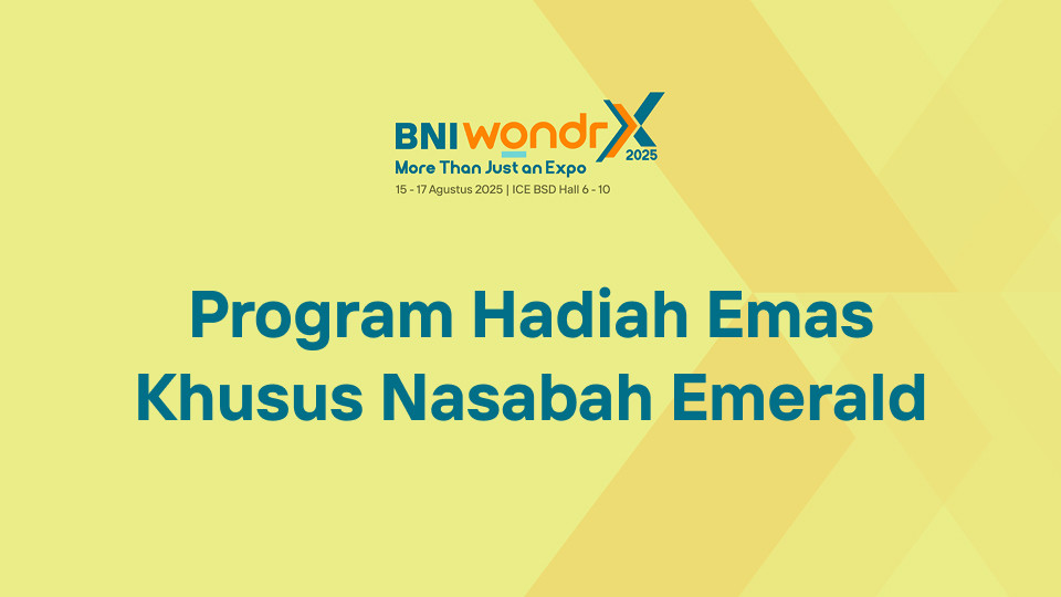 Program Hadiah Emas Khusus Nasabah Emerald